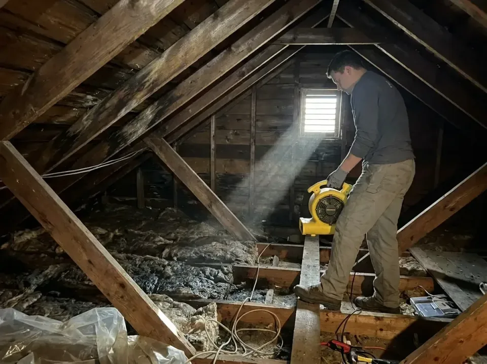 attic-water-damage-drying-proc-007 — frequently asked questions, Emergency Water Extraction & 24/7 Flood Response in Lonoke,…